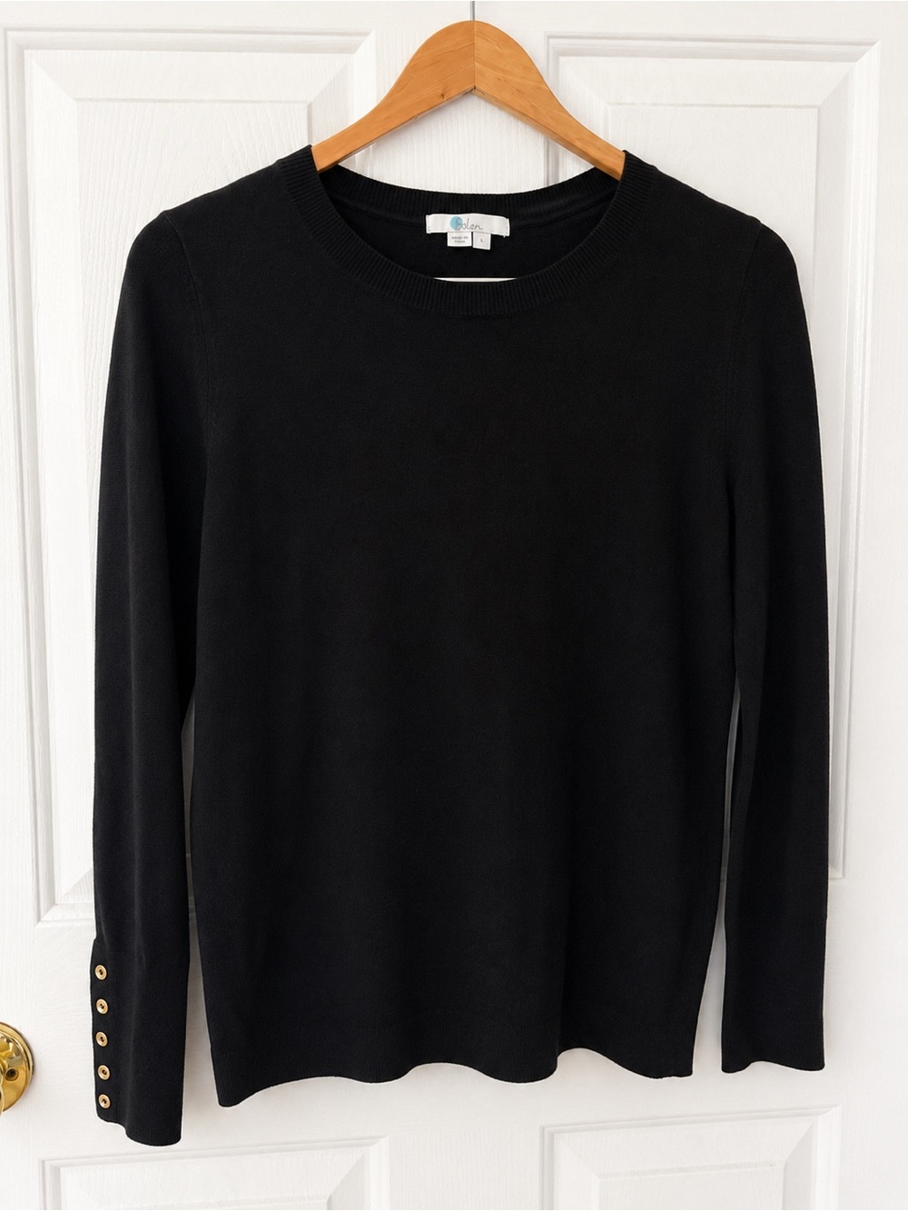 BODEN crewneck sweater, black medium